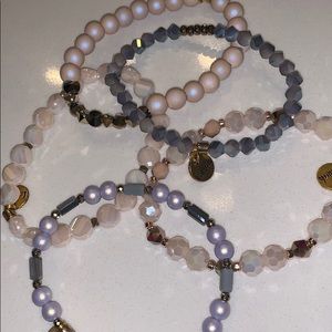 Erimish pink and pearl stack